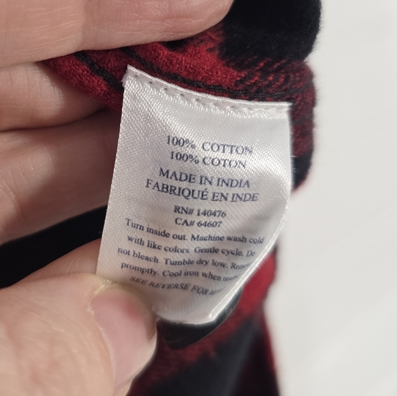 NWOT Faherty Daly Shirt Red Collins Plaid Medium Button Up - Picture 8 of 9